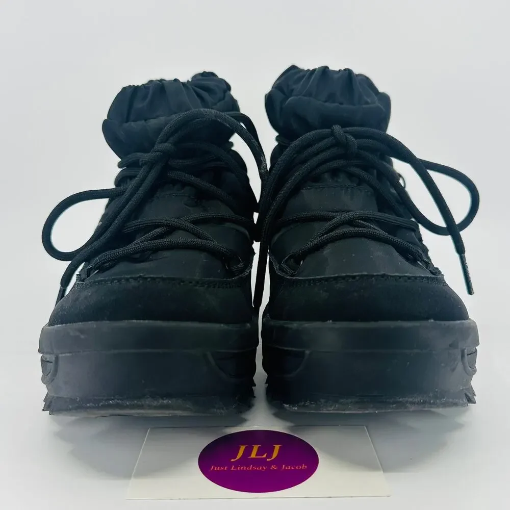 Pajar Women's Taya Low Black Lace Up Waterproof Winter Boots Size 7 US/ 38 EU